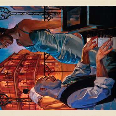 New Orleans: Jazz, Vintage Poster 1000 Jigsaw Puzzle 3D Modell