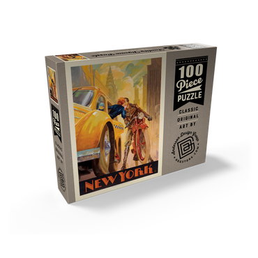 New York Minute, Vintage Poster 100 Jigsaw Puzzle box view2