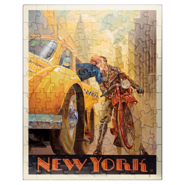 puzzleplate New York Minute, Vintage Poster 100 Jigsaw Puzzle
