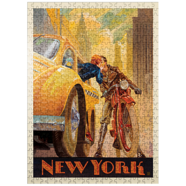 puzzleplate New York Minute, Vintage Poster 500 Jigsaw Puzzle