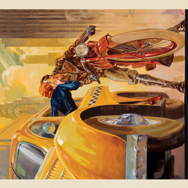 New York Minute, Vintage Poster 500 Jigsaw Puzzle 3D Modell