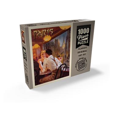 France: Paris When it Rains, Vintage Poster 1000 Jigsaw Puzzle box view2