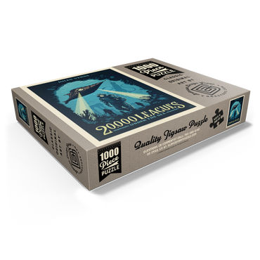 20,000 Leagues Under the Sea: Jules Verne, Vintage Poster 1000 Jigsaw Puzzle box view1