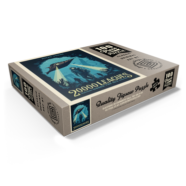 20,000 Leagues Under the Sea: Jules Verne, Vintage Poster 100 Jigsaw Puzzle box view1