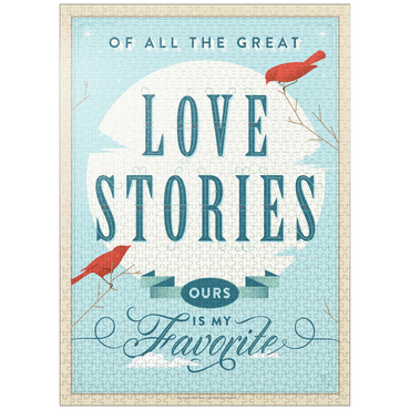 puzzleplate My Favorite Love Story, Vintage Poster 1000 Jigsaw Puzzle