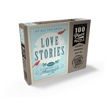 My Favorite Love Story, Vintage Poster 100 Jigsaw Puzzle box view2
