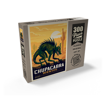 Mythical Creatures: Chupacabra, Vintage Poster 300 Jigsaw Puzzle box view2