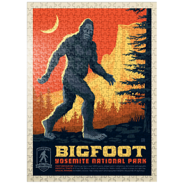 puzzleplate Legends Of The National Parks: Yosemite's Bigfoot, Vintage Poster 500 Jigsaw Puzzle