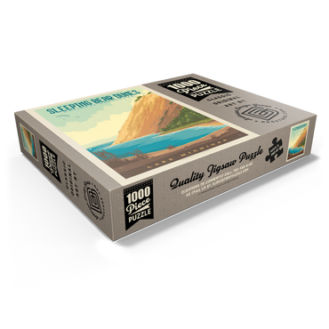 Sleeping Bear Dunes National Lakeshore, Vintage Poster 1000 Jigsaw Puzzle box view1