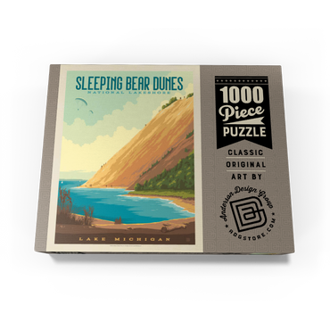 Sleeping Bear Dunes National Lakeshore, Vintage Poster 1000 Jigsaw Puzzle box view3