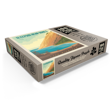 Sleeping Bear Dunes National Lakeshore, Vintage Poster 100 Jigsaw Puzzle box view1