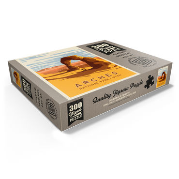 Arches National Park: Delicate Arch, Vintage Poster 300 Jigsaw Puzzle box view1
