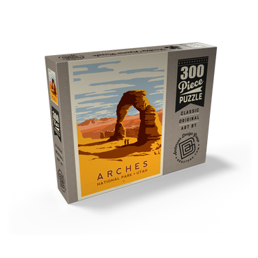 Arches National Park: Delicate Arch, Vintage Poster 300 Jigsaw Puzzle box view2