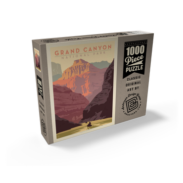 Grand Canyon National Park: Kayak, Vintage Poster 1000 Jigsaw Puzzle box view2