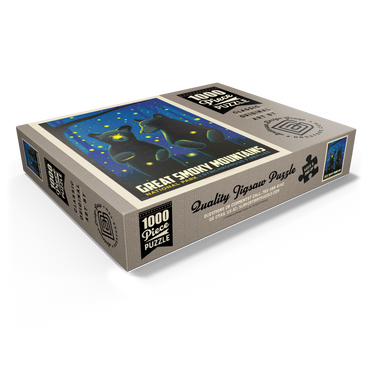 Great Smoky Mountains National Park: Firefly Cubs, Vintage Poster 1000 Jigsaw Puzzle box view1