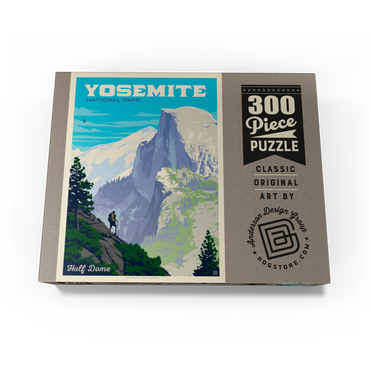 Yosemite National Park: Half Dome Vista, Vintage Poster 300 Jigsaw Puzzle box view3