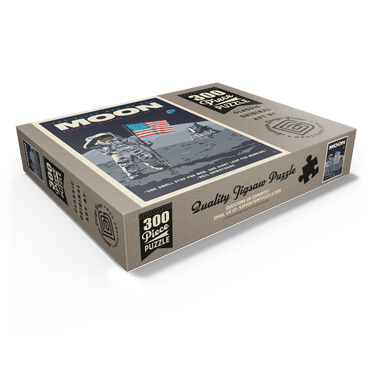 NASA 1969: First Man On The Moon, Vintage Poster 300 Jigsaw Puzzle box view1