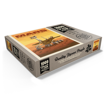 NASA 2003: Mars Opportunity Rover, Vintage Poster 1000 Jigsaw Puzzle box view1