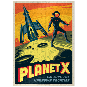 puzzleplate Planet X, Vintage Poster 300 Jigsaw Puzzle
