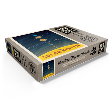 The Solar System, Vintage Poster 100 Jigsaw Puzzle box view1