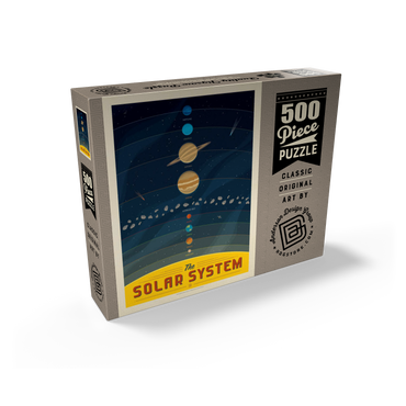 The Solar System, Vintage Poster 500 Jigsaw Puzzle box view2