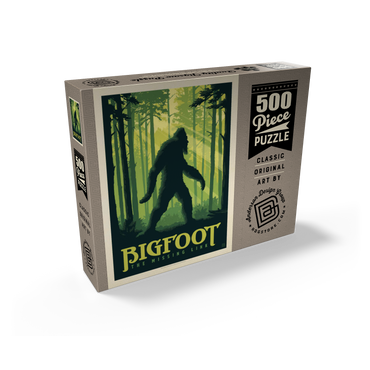 Bigfoot: The Missing Link, Vintage Poster 500 Jigsaw Puzzle box view2