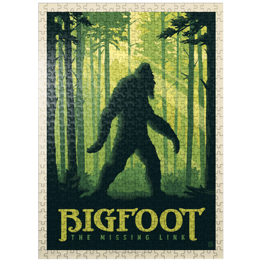 puzzleplate Bigfoot: The Missing Link, Vintage Poster 500 Jigsaw Puzzle