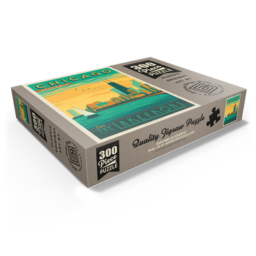 Chicago: Lakefront, Vintage Poster 300 Jigsaw Puzzle box view1