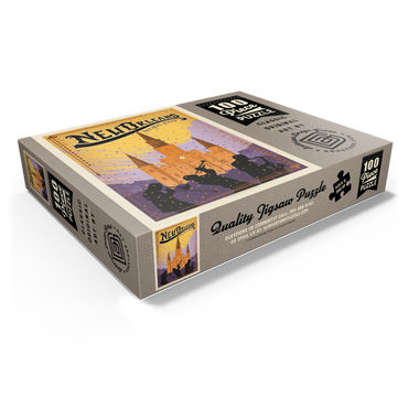 New Orleans: The Big Easy, Vintage Poster 100 Jigsaw Puzzle box view1