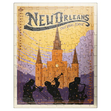 puzzleplate New Orleans: The Big Easy, Vintage Poster 100 Jigsaw Puzzle