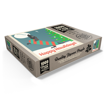 Happy Howlidays, Vintage Poster 1000 Jigsaw Puzzle box view1