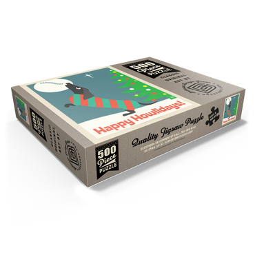 Happy Howlidays, Vintage Poster 500 Jigsaw Puzzle box view1