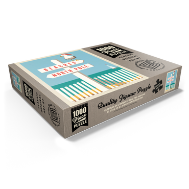 Beaches/North Pole, Vintage Poster 1000 Jigsaw Puzzle box view1