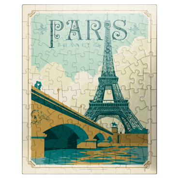 puzzleplate France: Paris, Vintage Poster 100 Jigsaw Puzzle