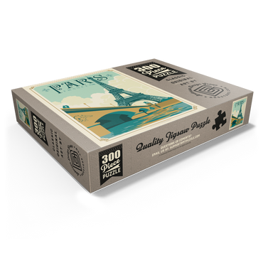 France: Paris, Vintage Poster 300 Jigsaw Puzzle box view1