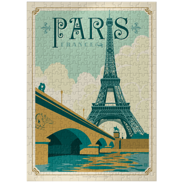 puzzleplate France: Paris, Vintage Poster 300 Jigsaw Puzzle