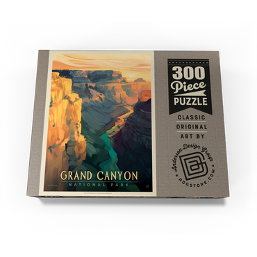 Grand Canyon National Park: Deep Shadows, Vintage Poster 300 Jigsaw Puzzle box view3