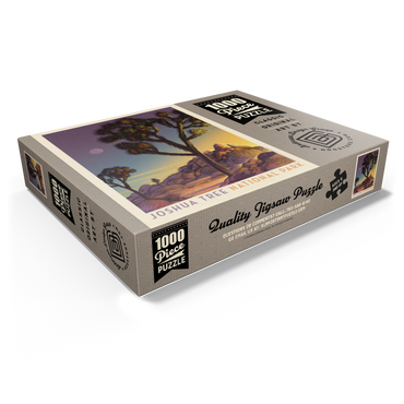 Joshua Tree National Park: Into The Evening, Vintage Poster 1000 Jigsaw Puzzle box view1