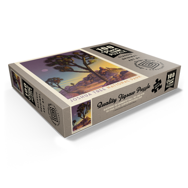 Joshua Tree National Park: Into The Evening, Vintage Poster 100 Jigsaw Puzzle box view1