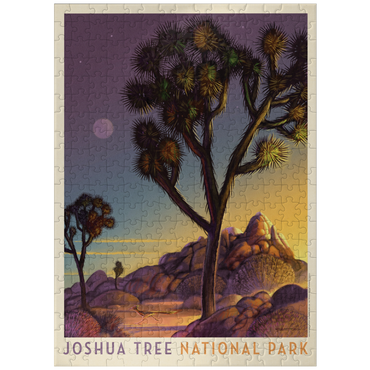 puzzleplate Joshua Tree National Park: Into The Evening, Vintage Poster 300 Jigsaw Puzzle