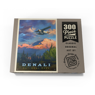 Denali National Park: Back Country, Vintage Poster 300 Jigsaw Puzzle box view3