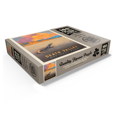 Death Valley National Park: Chuckwalla Lizard, Vintage Poster 100 Jigsaw Puzzle box view1