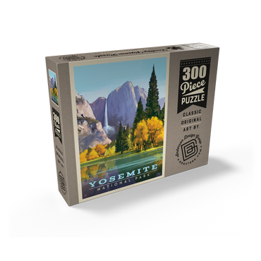 Yosemite National Park: Golden Vista, Vintage Poster 300 Jigsaw Puzzle box view2
