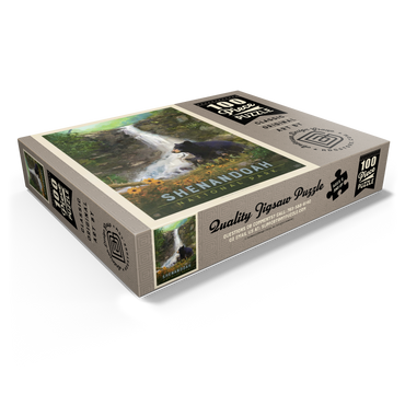 Shenandoah National Park: Bear Family, Vintage Poster 100 Jigsaw Puzzle box view1