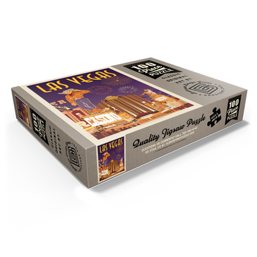 Las Vegas: Viva Vintage Vegas, Vintage Poster 100 Jigsaw Puzzle box view1