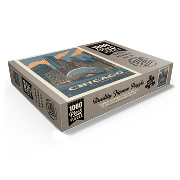 Chicago, IL: Magic Bean, Vintage Poster 1000 Jigsaw Puzzle box view1