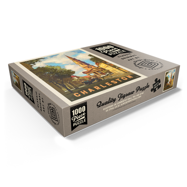 Charleston, South Carolina: St Philip's Church, Vintage Poster 1000 Jigsaw Puzzle box view1