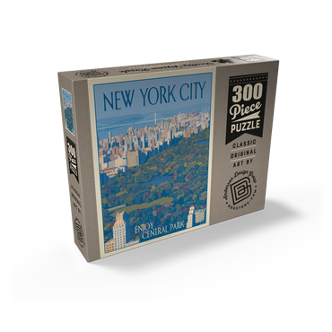 New York City: Enjoy Central Park, Vintage Poster 300 Jigsaw Puzzle box view2