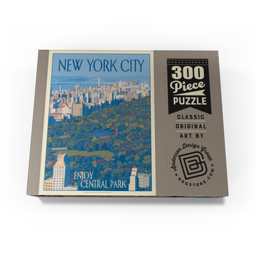 New York City: Enjoy Central Park, Vintage Poster 300 Jigsaw Puzzle box view3
