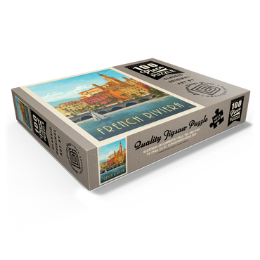 France: French Riviera, Vintage Poster 100 Jigsaw Puzzle box view1